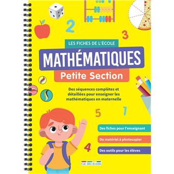 Fiches de l'école mathématiques maternelle PS