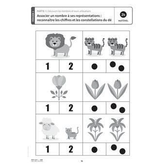 Fiches de l'école mathématiques maternelle PS