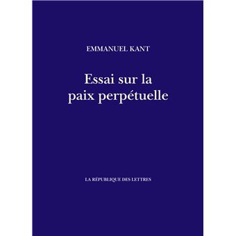Essai sur la paix perpétuelle