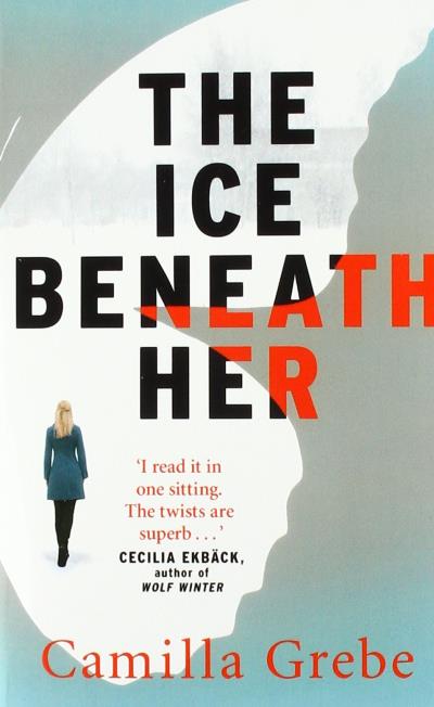 The ice beneath her