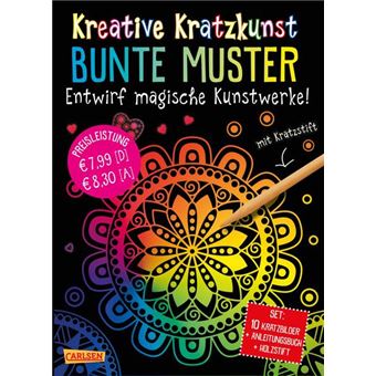 KREATIVE KRATZKUNST: BUNTE MUSTER