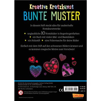 KREATIVE KRATZKUNST: BUNTE MUSTER