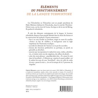 Éléments du fonctionnement de la langue tchouktche