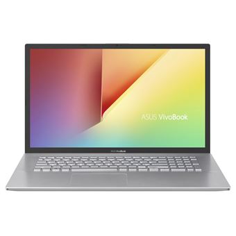 PC Portable Asus Vivobook X712EA-AU574W 17.3" Intel Core i7 16 Go RAM 512 Go SSD + 1 To HDD Argent transparent