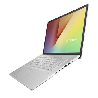 PC Portable Asus Vivobook X712EA-AU574W 17.3" Intel Core i7 16 Go RAM 512 Go SSD + 1 To HDD Argent transparent