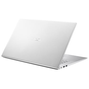 PC Portable Asus Vivobook X712EA-AU574W 17.3" Intel Core i7 16 Go RAM 512 Go SSD + 1 To HDD Argent transparent