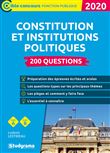 La constitution et les institutions politiques 200 questions 2020