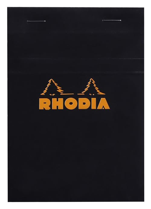 Bloc n°13 Rhodia noir 10,5x14,8 80 F 5x5 - 132009C