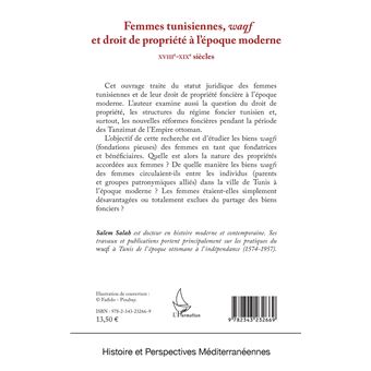 Femmes tunisiennes, <em>waqf</em> et droit de propriété à l'époque moderne