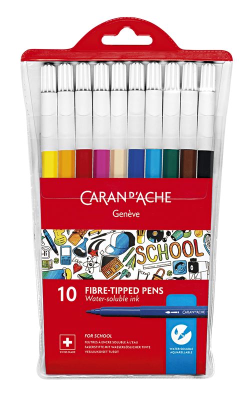 CARADACH SCHOOL LINE FEUTRES AQUAREL. AS
