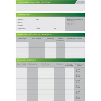 Carnet d'information du logement