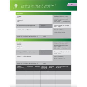 Carnet d'information du logement