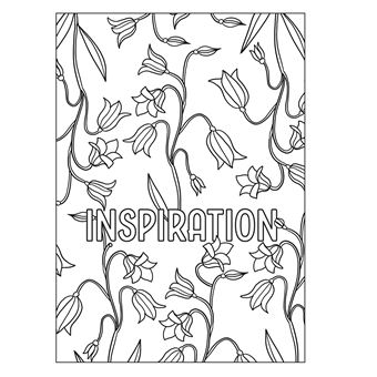 Langage des fleurs - 100 dessins à colorier