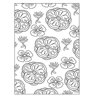 Langage des fleurs - 100 dessins à colorier