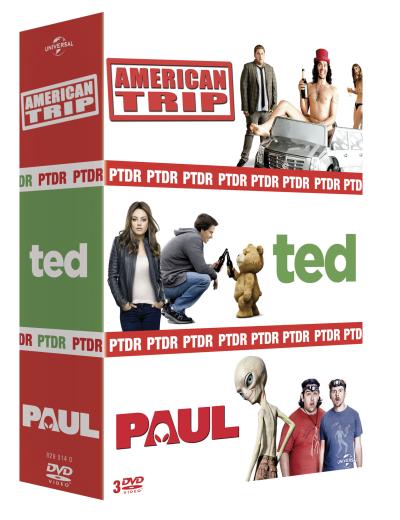 Paul - American Trip - Ted - Coffret 3 DVD