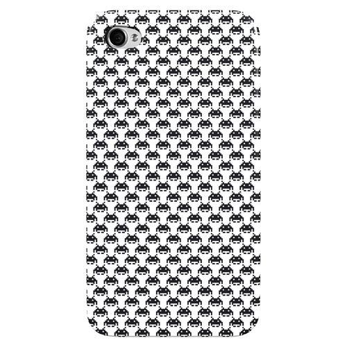 Coque Case Scenario Space Invaders pour iPhone 4 & 4S, Damier