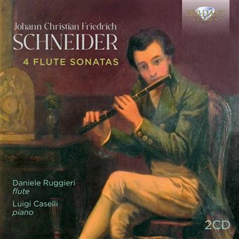 Schneider-4 Flute Sonatas - 2 CDs