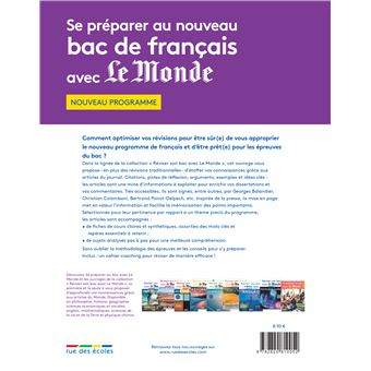 Se préparer au nouveau bac de français avec Le Monde 2020