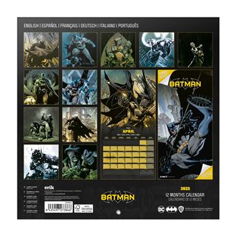 Calendrier mural 2023 DC Comics Batman