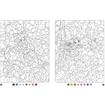 DISNEY PRINCESSES - Coloriages Magiques - Cercles mystères