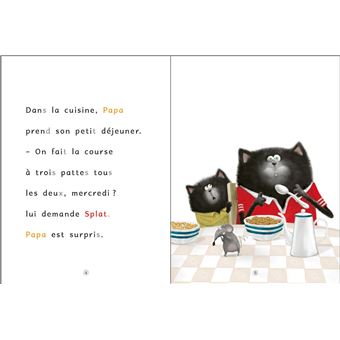 Je lis avec Splat : Splat et la course à trois pattes - Niveau 2