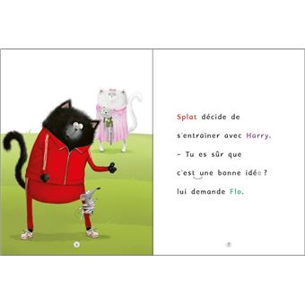 Je lis avec Splat : Splat et la course à trois pattes - Niveau 2