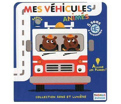 Mes véhicules animés - Marie Delhoste - cartonné