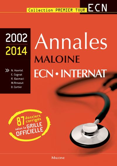 Annales maloine ecn 2002 - 2014