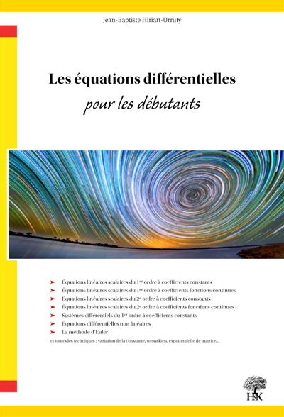 Les équations différentielles pour les débutants
