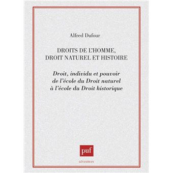 Droits de l'homme, droit naturel et histoire