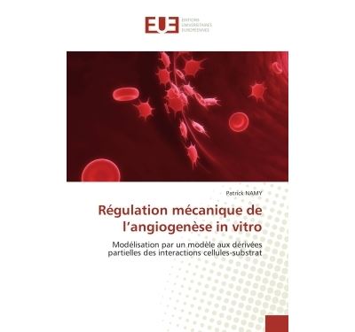 Regulation mecanique de l''angiogenese in vitro