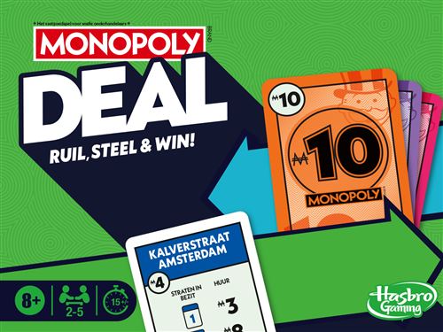 Jeux de société Hasbro Monopoly - Deal Fresh Version en Néerlandais