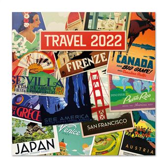 Calendrier mural 2022 Travel