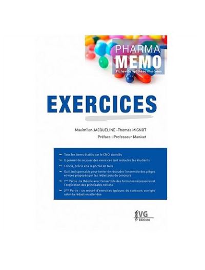 Pharma-Memo Exercices - Maximilien Jacqueline - broché