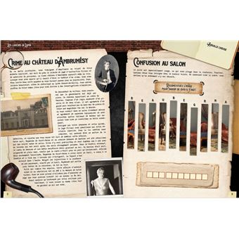 Cahier de vacances (adultes)  Enquêtes sur les larcins de Lupin