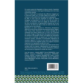 Spatialités et pratiques funéraires