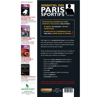 Essentiel des paris sportifs - Pour ceux qui en ont marre de perdre !