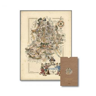 Carte – L'Auvergne - Géographie nostalgique