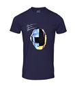 Tee shirt Daft Punk Ram Helmets unisexe Bleu Navy Taille L Exclusivité Fnac