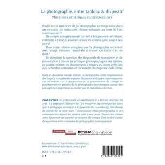 La photographie, entre tableau et dispositif