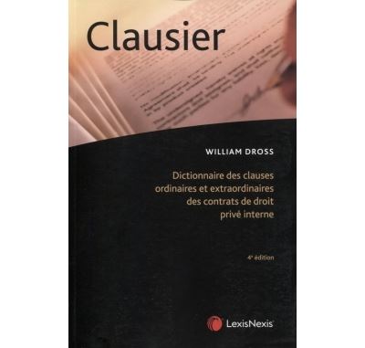 Clausier - William Dross - broché