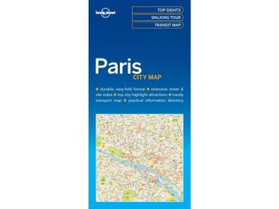 PARIS CITY MAP 2016 LONELY PLANET