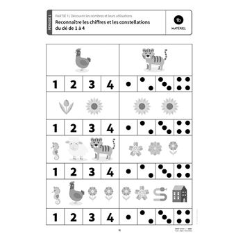 Les fiches de l'école Mathématiques Moyenne Section