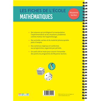 Fiches activités - Mathématiques en Maternelle Petite section