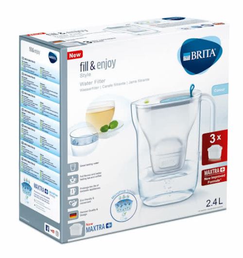 Carafe filtrante Brita Style Bleu