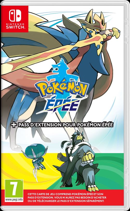 Pokémon Epée + Pass d’Extension pour Nintendo Switch