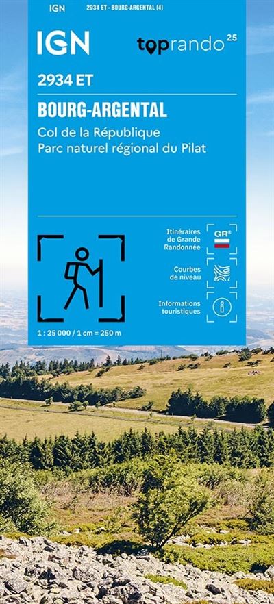 Bourg Argental col de la république PNR du pilat -  Collectif - broché