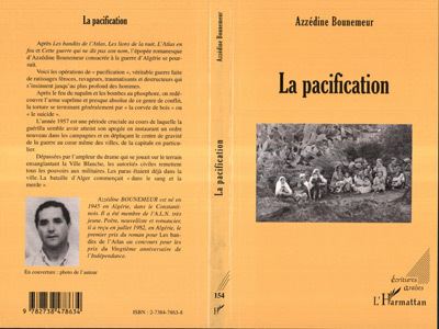 La pacification - Azzédine Bounemeur - broché