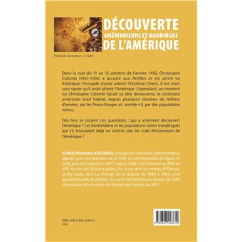 Découverte amérindienne et mandingue de l'Amérique