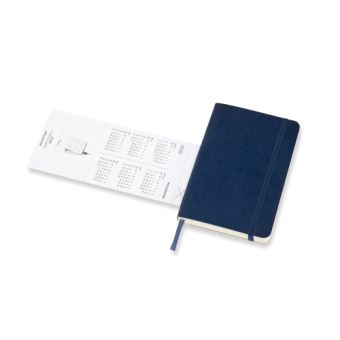 Agenda semainier Moleskine 18 mois Journalier 2019/2020 Bleu saphir